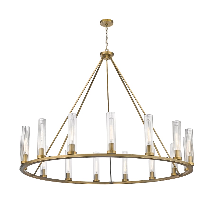 Z-Lite Beau 15 Light 60" Wide Pillar Candle Ring Chandelier