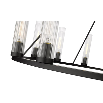 Z-Lite Beau 15 Light 60" Wide Pillar Candle Ring Chandelier
