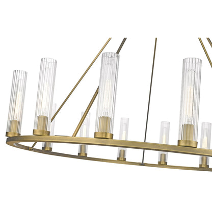 Z-Lite Beau 15 Light 60" Wide Pillar Candle Ring Chandelier