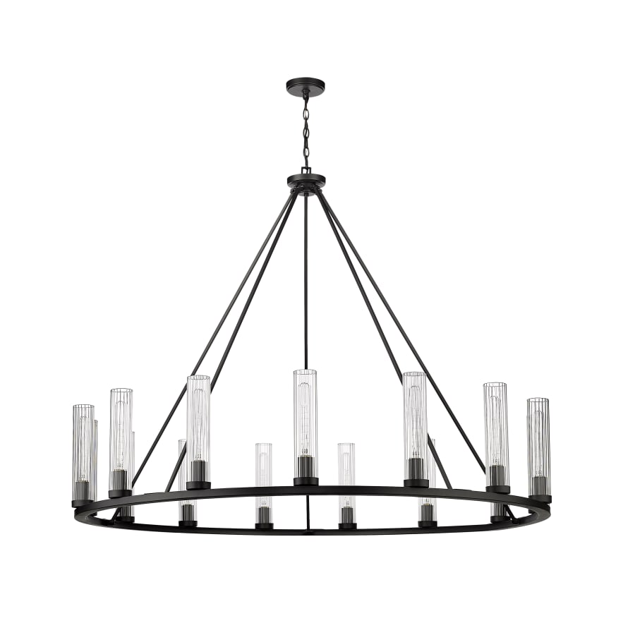 Z-Lite Beau 15 Light 60" Wide Pillar Candle Ring Chandelier