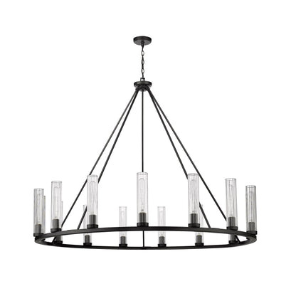 Z-Lite Beau 15 Light 60" Wide Pillar Candle Ring Chandelier