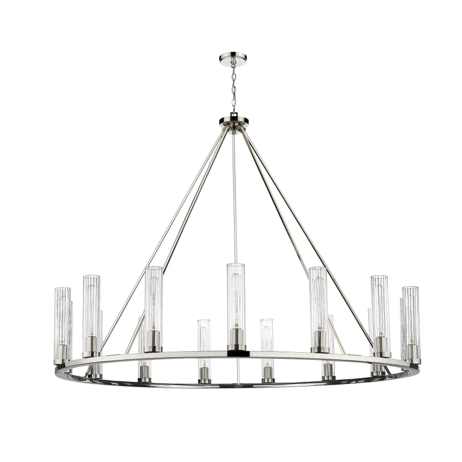 Z-Lite Beau 15 Light 60" Wide Pillar Candle Ring Chandelier