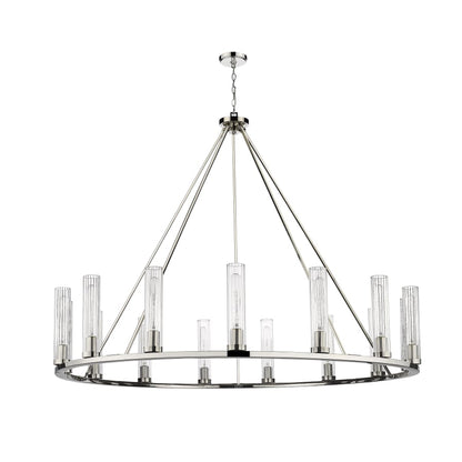 Z-Lite Beau 15 Light 60" Wide Pillar Candle Ring Chandelier
