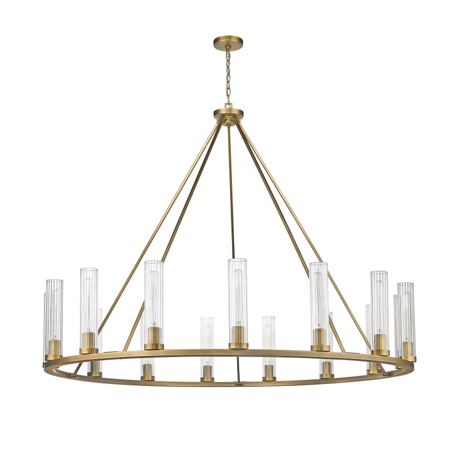 Z-Lite Beau 15 Light 60" Wide Pillar Candle Ring Chandelier