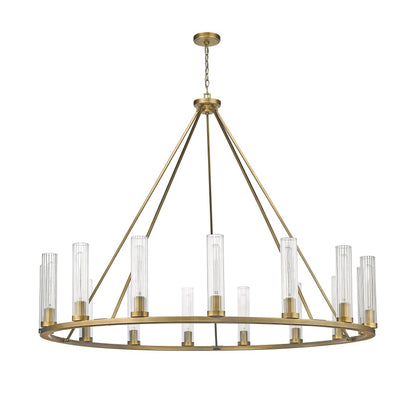 Z-Lite Beau 15 Light 60" Wide Pillar Candle Ring Chandelier