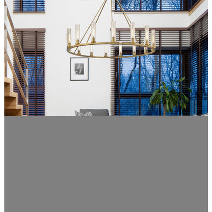 Z-Lite Beau 15 Light 60" Wide Pillar Candle Ring Chandelier