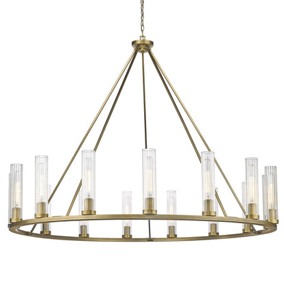 Z-Lite Beau 15 Light 60" Wide Pillar Candle Ring Chandelier