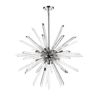 Z-Lite Burst 10 Light 42" Wide Crystal Sputnik Chandelier