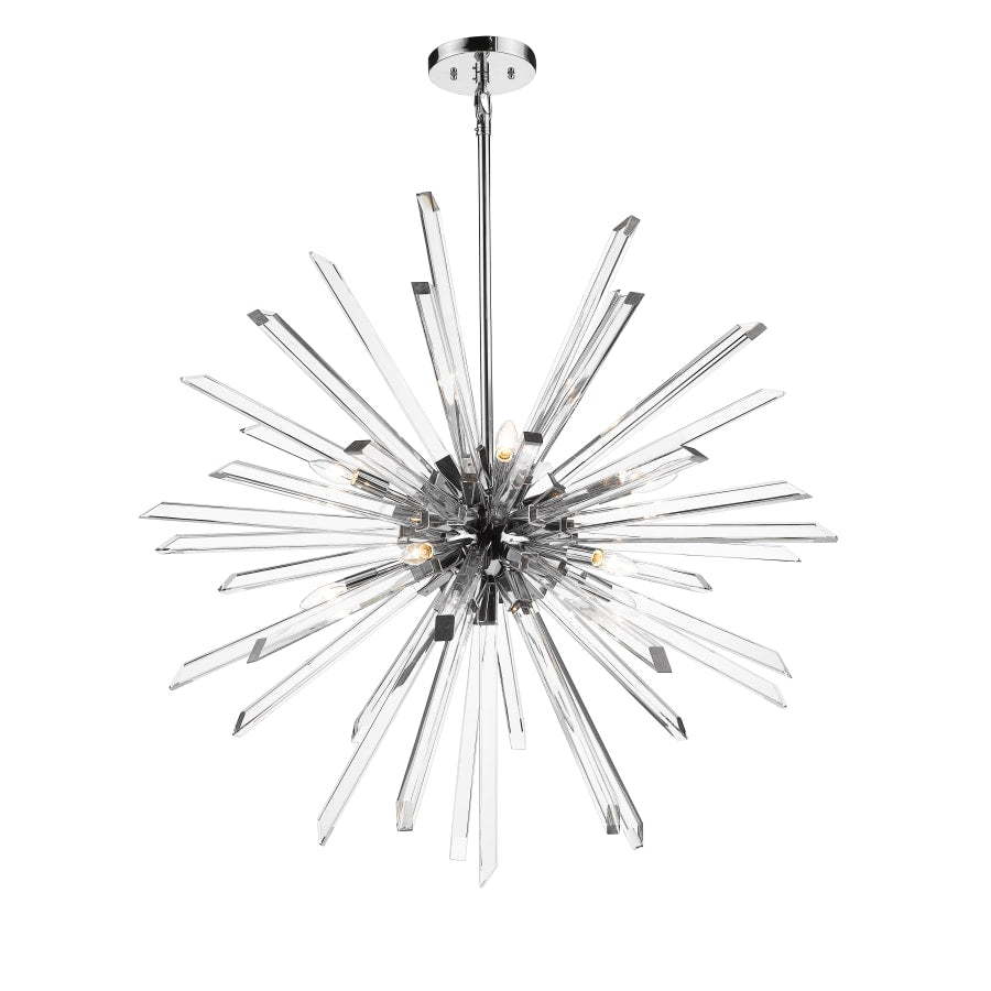 Z-Lite Burst 10 Light 42" Wide Crystal Sputnik Chandelier