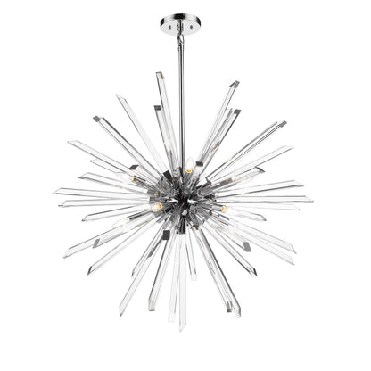 Z-Lite Burst 10 Light 42" Wide Crystal Sputnik Chandelier