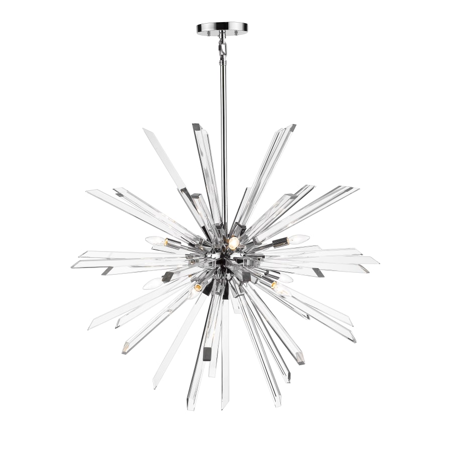 Z-Lite Burst 10 Light 42" Wide Crystal Sputnik Chandelier
