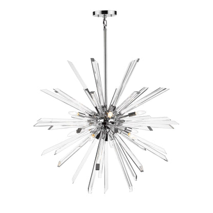 Z-Lite Burst 10 Light 42" Wide Crystal Sputnik Chandelier