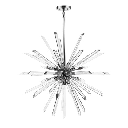 Z-Lite Burst 10 Light 42" Wide Crystal Sputnik Chandelier