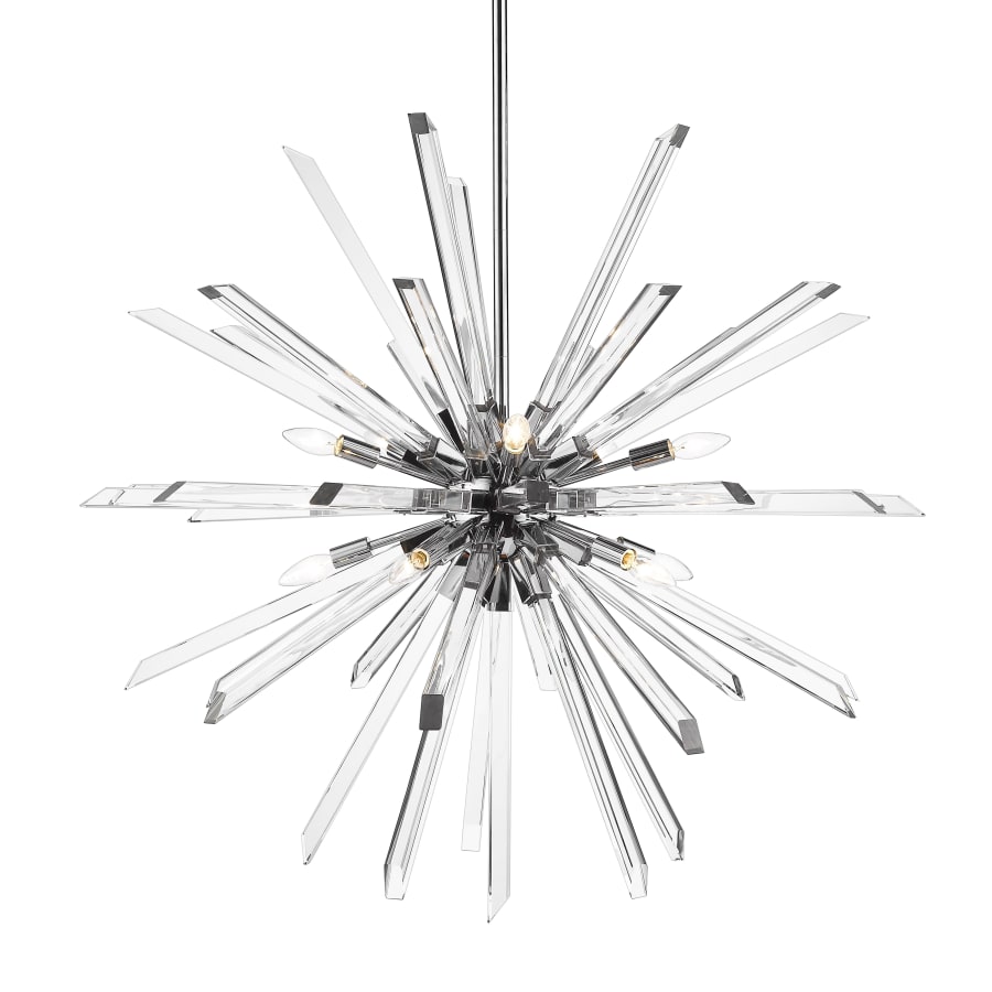 Z-Lite Burst 10 Light 42" Wide Crystal Sputnik Chandelier