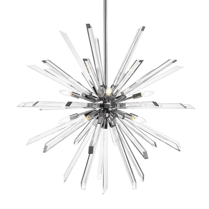 Z-Lite Burst 10 Light 42" Wide Crystal Sputnik Chandelier