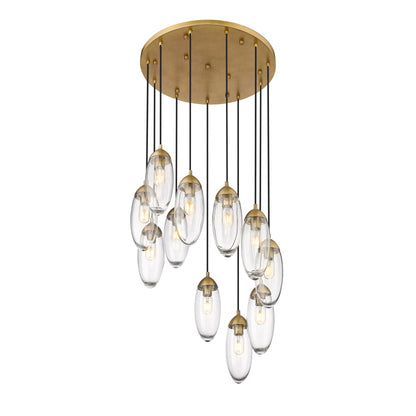 Z-Lite Arden 11 Light 24" Wide Suspension Multi Light Pendant