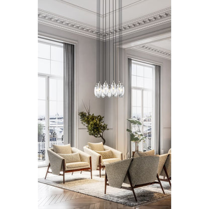 Z-Lite Arden 11 Light 24" Wide Suspension Multi Light Pendant