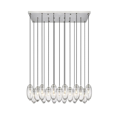 Z-Lite Arden 17 Light 42" Wide Suspension Linear Pendant