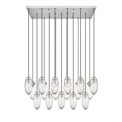 Z-Lite Arden 17 Light 42" Wide Suspension Linear Pendant