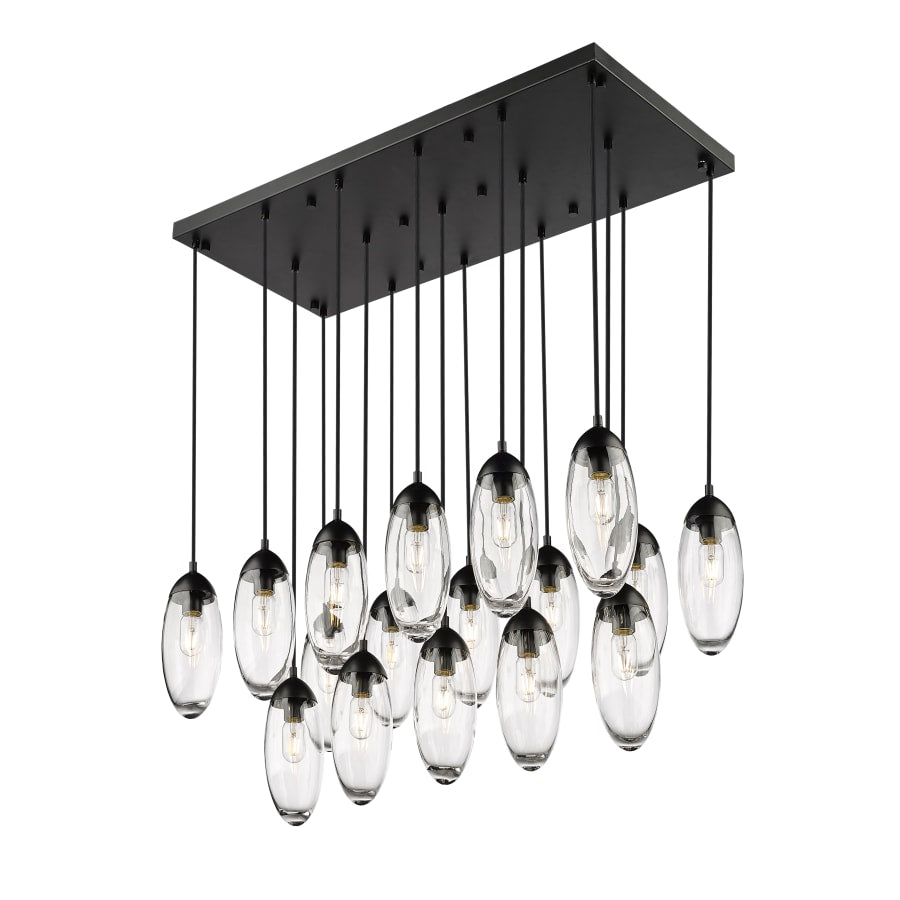 Z-Lite Arden 17 Light 42" Wide Suspension Linear Pendant