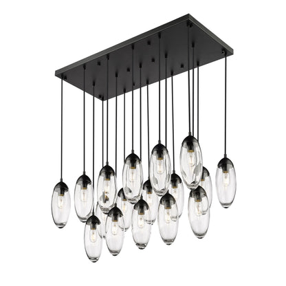 Z-Lite Arden 17 Light 42" Wide Suspension Linear Pendant