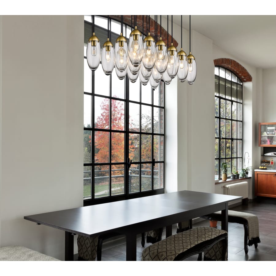 Z-Lite Arden 17 Light 42" Wide Suspension Linear Pendant