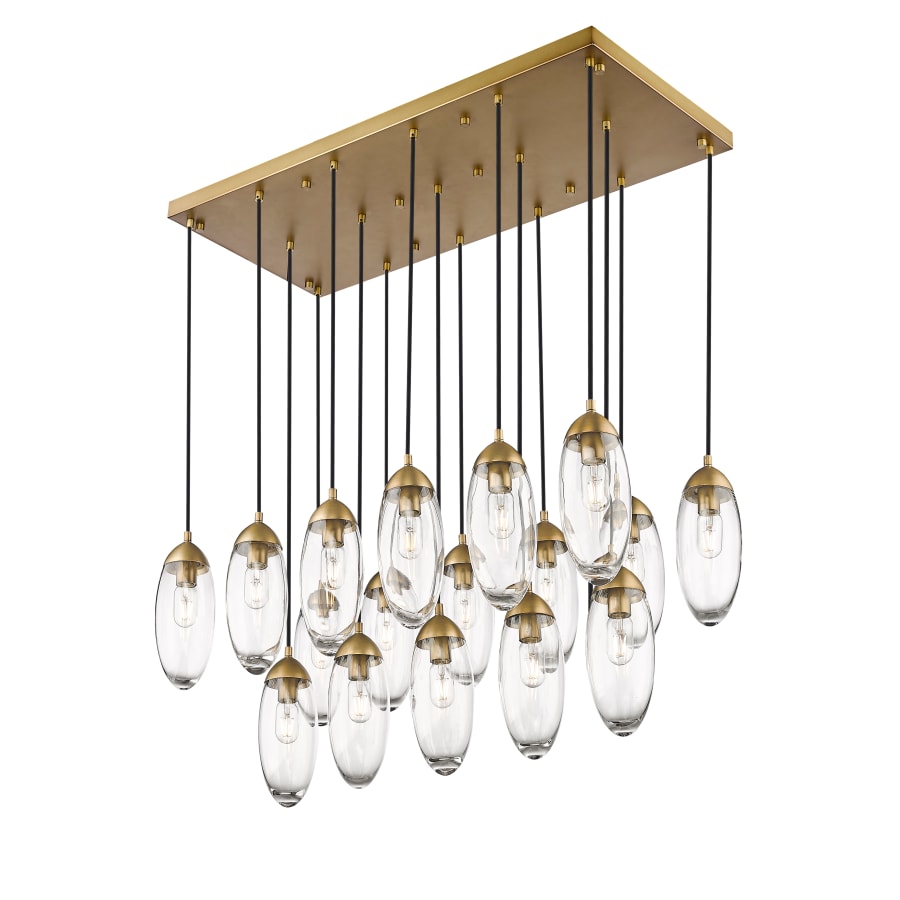 Z-Lite Arden 17 Light 42" Wide Suspension Linear Pendant