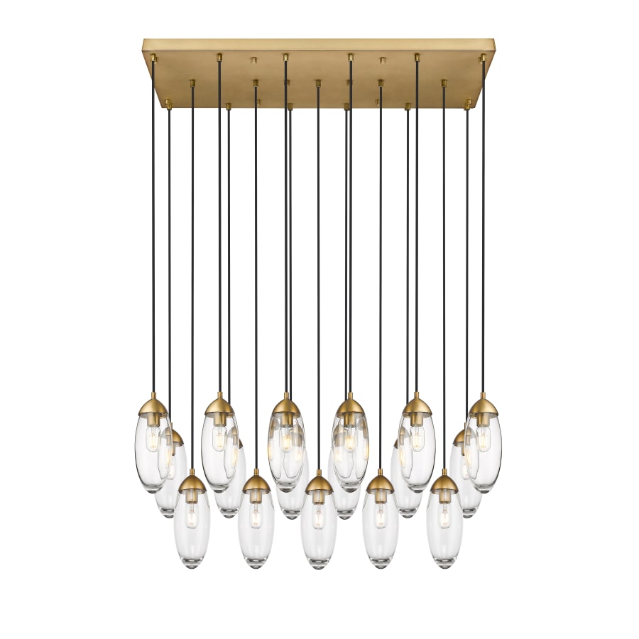 Z-Lite Arden 17 Light 42" Wide Suspension Linear Pendant