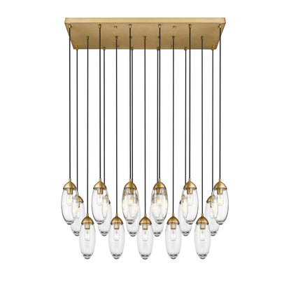 Z-Lite Arden 17 Light 42" Wide Suspension Linear Pendant