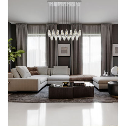 Z-Lite Arden 23 Light 54" Wide Suspension Linear Pendant