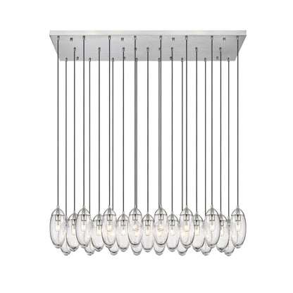 Z-Lite Arden 23 Light 54" Wide Suspension Linear Pendant