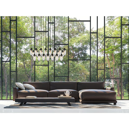 Z-Lite Arden 23 Light 54" Wide Suspension Linear Pendant