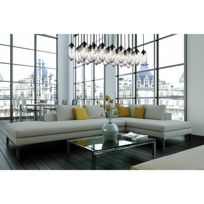 Z-Lite Arden 23 Light 54" Wide Suspension Linear Pendant