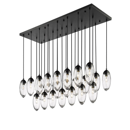 Z-Lite Arden 23 Light 54" Wide Suspension Linear Pendant