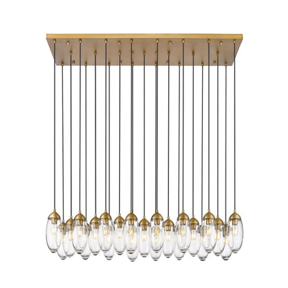 Z-Lite Arden 23 Light 54" Wide Suspension Linear Pendant