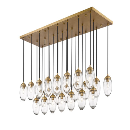 Z-Lite Arden 23 Light 54" Wide Suspension Linear Pendant