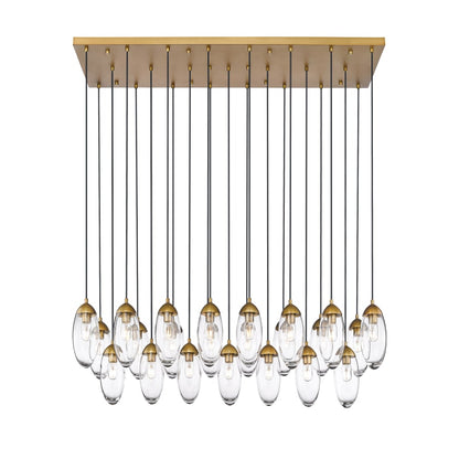 Z-Lite Arden 23 Light 54" Wide Suspension Linear Pendant