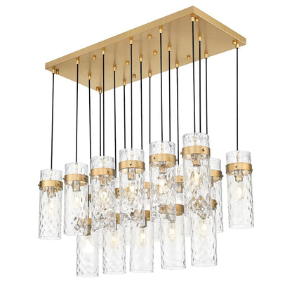 Z-Lite Fontaine 17 Light 44" Wide Linear Chandelier