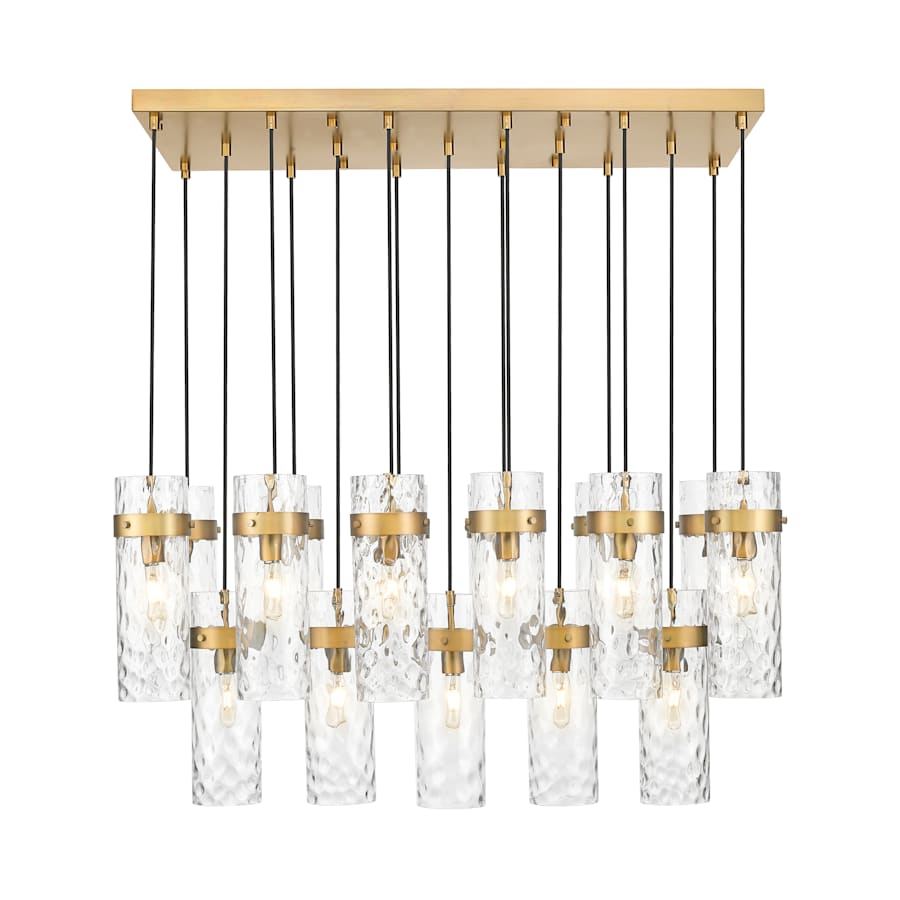 Z-Lite Fontaine 17 Light 44" Wide Linear Chandelier