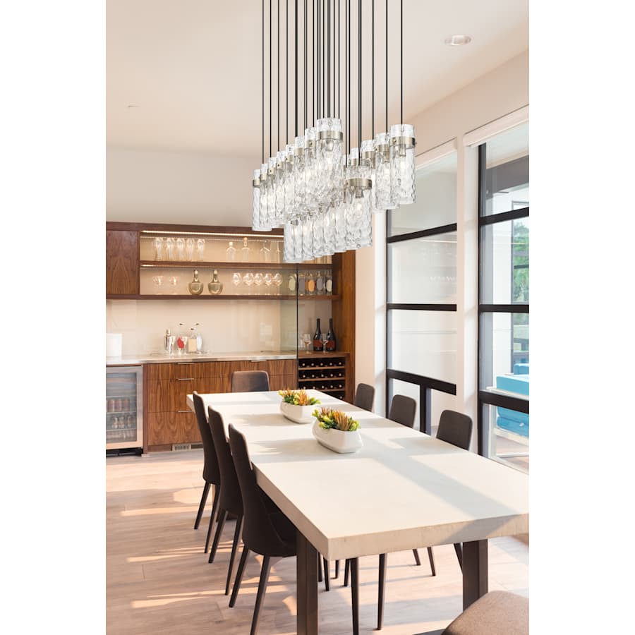 Z-Lite Fontaine 23 Light 55" Wide Linear Chandelier