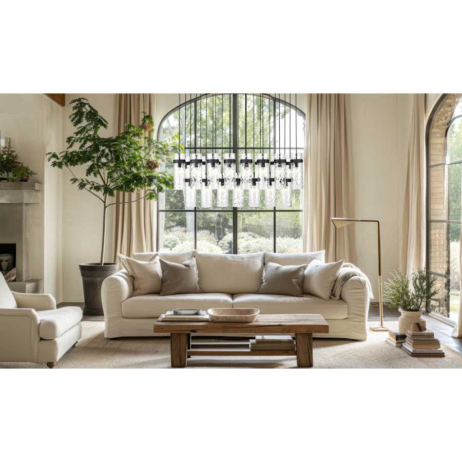 Z-Lite Fontaine 23 Light 55" Wide Linear Chandelier