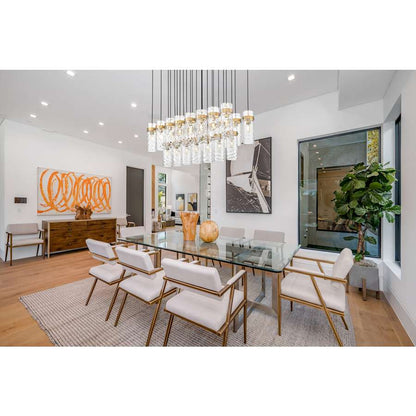 Z-Lite Fontaine 23 Light 55" Wide Linear Chandelier
