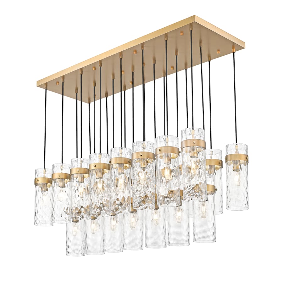 Z-Lite Fontaine 23 Light 55" Wide Linear Chandelier