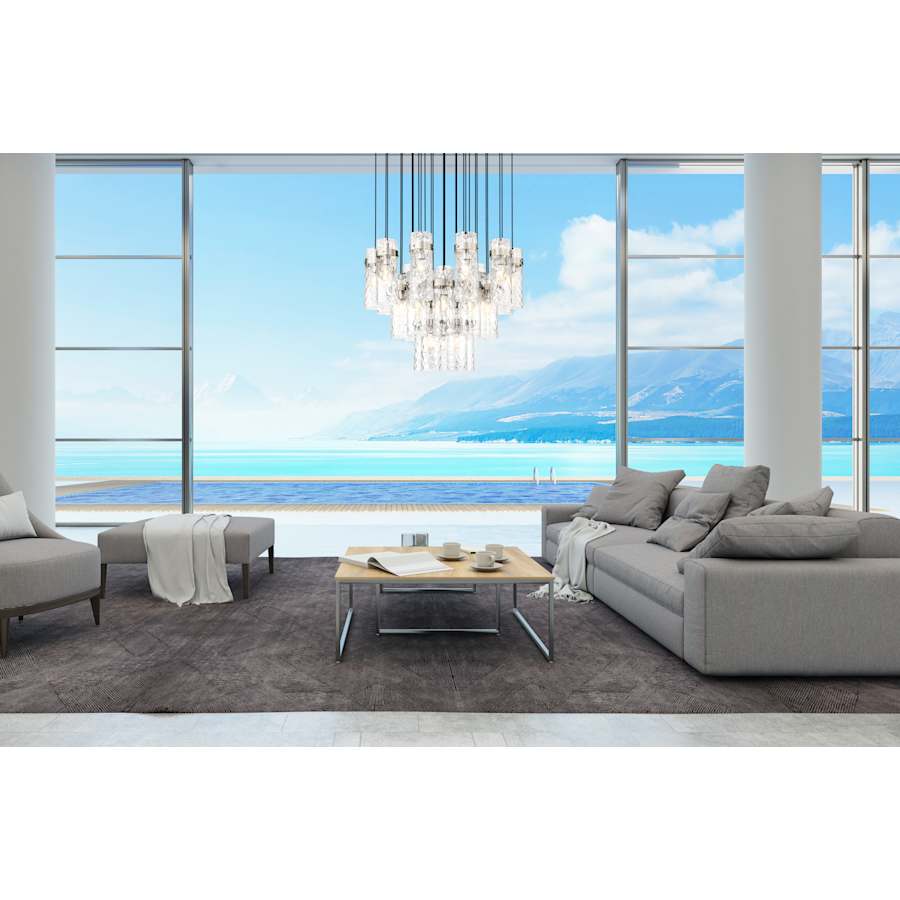 Z-Lite Fontaine 27 Light 40" Wide Chandelier