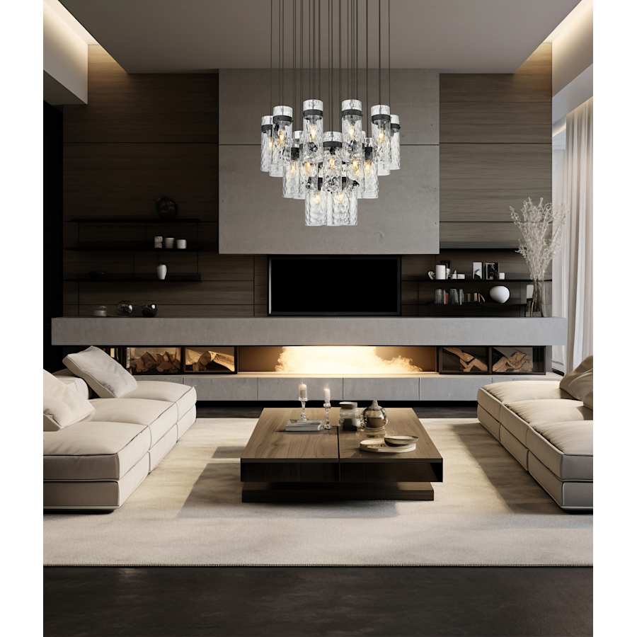 Z-Lite Fontaine 27 Light 40" Wide Chandelier