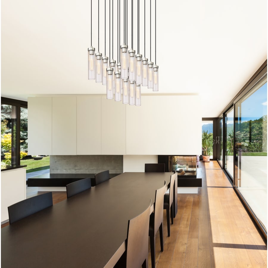 Z-Lite Beau 17 Light 42" Wide Suspension Linear Pendant
