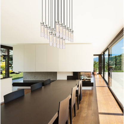 Z-Lite Beau 17 Light 42" Wide Suspension Linear Pendant