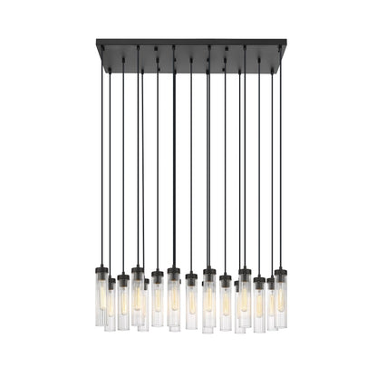 Z-Lite Beau 17 Light 42" Wide Suspension Linear Pendant