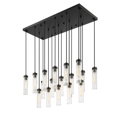 Z-Lite Beau 17 Light 42" Wide Suspension Linear Pendant