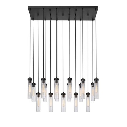 Z-Lite Beau 17 Light 42" Wide Suspension Linear Pendant